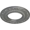 Ekena Millwork Andrea Ceiling Medallion (Fits Canopies up to 4 1/8"), 8 1/8"OD x 4 1/8"ID x 1/2"P, Silver CM08ADSLS - alternate 4